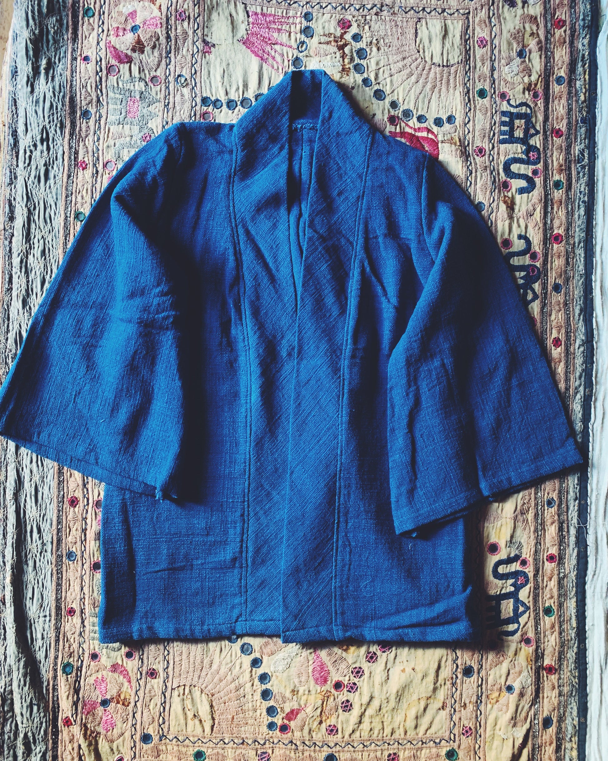 INDIGO KIMONO OUTERWEAR